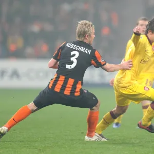 Tomas Rosicky (Arsenal) Tomas Hubschman (Shakhtar). Shakhtar Donetsk 2: 1 Arsenal