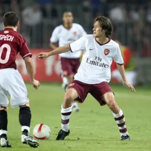 Tomas Rosicky (Arsenal) Zdenek Pospech (Sparta Prague) Tomas Rosicky (Arsenal) Zdenek Pospech (Sparta Prague)