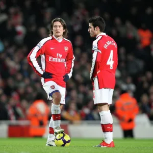 Tomas Rosicky and Cesc Fabregas (Arsenal). Arsenal 4: 2 Bolton Wanderers