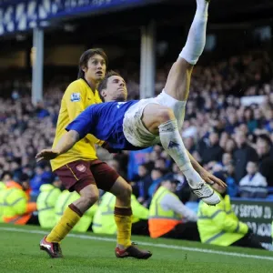 Tomas Rosicky Print, Everton 1:2 Arsenal