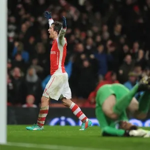 Tomas Rosicky's Brilliant Double: Arsenal vs. Queens Park Rangers, Premier League 2014-15 Tomas Rosicky's Brilliant Double: Arsenal vs. Queens Park Rangers, Premier League 2014-15