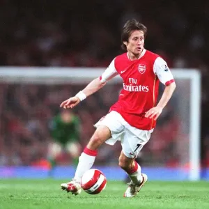 Print of Tomas Rosicky in Action, Arsenal vs Manchester City