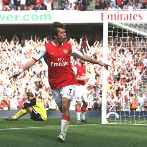 Tomas Rosicky's Historic Debut Goal: Arsenal 2-1 Bolton Wanderers, FA Premiership, 2007