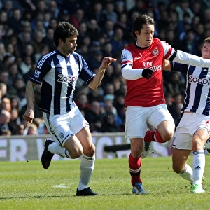Tomas Rosicky's Powerful Past: Overpowering Yacob and Morrison in Arsenal's Battle against West Bromwich Albion