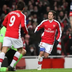 Tomas Rosicky's Thrilling Goal: Arsenal's First in 4-2 Victory over Bolton Wanderers, Barclays Premier League, Emirates Stadium (2010) Tomas Rosicky's Thrilling Goal: Arsenal's First in 4-2 Victory over Bolton Wanderers, Barclays Premier League, Emirates Stadium (2010)