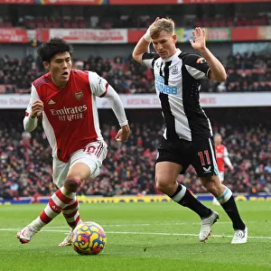 Tomiyasu vs Ritchie: A Battle of Wits in the Arsenal vs Newcastle Premier League Clash