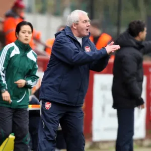Tony Gervaise the Arsenal Ladies Manager Tony Gervaise the Arsenal Ladies Manager