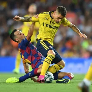 Torreira vs. Busquets: A Midfield Battle - FC Barcelona vs. Arsenal (2019)