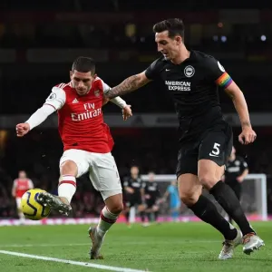Torreira vs Dunk: Intense Battle at Emirates Stadium - Arsenal vs Brighton & Hove Albion, Premier League 2019-20