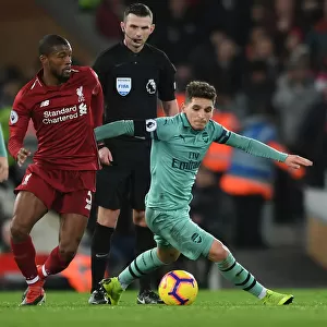 Torreira vs. Wijnaldum: Intense Battle in the Midfield - Liverpool vs. Arsenal, Premier League 2018-19