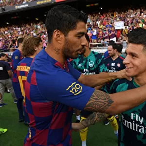 Torres and Suarez Meet Before FC Barcelona vs. Arsenal Pre-Season Clash, 2019