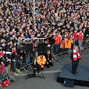 A Tribute to a Legend: Dennis Bergkamp's Statue Unveiling at Arsenal's Emirates Stadium (2014)