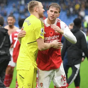 Triumphant Arsenal: Celebrating a Hard-Fought Victory over Chelsea in the Premier League