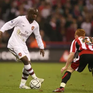 Triumphant Diarra: Arsenal Crushes Sheffield United 3-0 in Carling Cup Triumphant Diarra: Arsenal Crushes Sheffield United 3-0 in Carling Cup