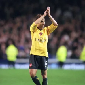 Triumphant Flamini: Arsenal's Win Against Everton in Carling Cup, 0:1