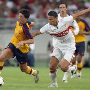 Triumphant Nasri: Arsenal's 3-1 Pre-Season Victory over Stuttgart Triumphant Nasri: Arsenal's 3-1 Pre-Season Victory over Stuttgart