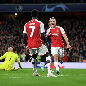 Trossard Scores First Arsenal Goal: Arsenal FC 1-0 Sevilla FC, UEFA Champions League 2023/24