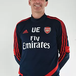Unai Emery at Arsenal 2019-20 Photocall
