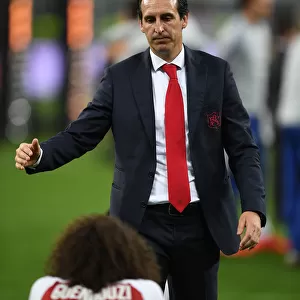 Unai Emery - Arsenal FC in the Europa League Final Against Chelsea, Baku 2019