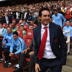 Unai Emery (Arsenal Head Coach). Arsenal 0: 2 Manchester City