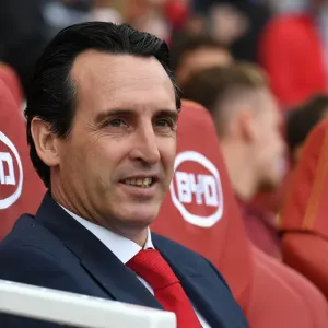 Unai Emery: Arsenal Head Coach Ahead of Arsenal v Everton Premier League Clash (2018-19)