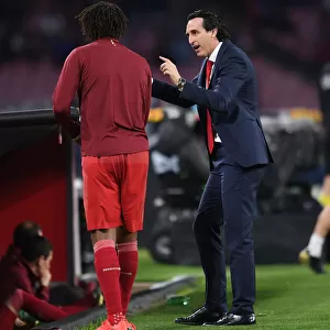 Unai Emery Coaches Arsenal Against Napoli in Europa League Quarterfinals