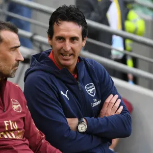 Unai Emery Leads Arsenal Against Chelsea in 2018 International Champions Cup, Dublin Unai Emery Leads Arsenal Against Chelsea in 2018 International Champions Cup, Dublin