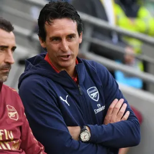 Unai Emery Leads Arsenal Against Chelsea in 2018 International Champions Cup, Dublin Unai Emery Leads Arsenal Against Chelsea in 2018 International Champions Cup, Dublin