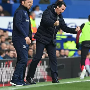 Unai Emery Leads Arsenal in Intense Premier League Clash Against Everton (2018-19)