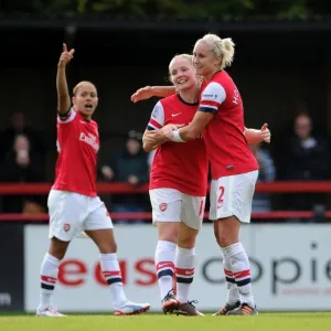 Unforgettable Goal Celebration: Kim Little and Steph Houghton's Strike for Arsenal Ladies FC against Barcelona in the UEFA Women's Champions League Unforgettable Goal Celebration: Kim Little and Steph Houghton's Strike for Arsenal Ladies FC against Barcelona in the UEFA Women's Champions League