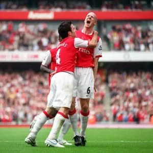 Unforgettable Moment: Senderos and Fabregas's Goal Celebration (3-2) - Arsenal's Thrilling Victory over Sunderland