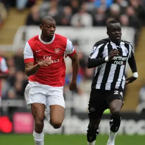 Unforgettable Rivalry: Diaby vs. Tiote in the Intense 4-4 Draw between Newcastle and Arsenal