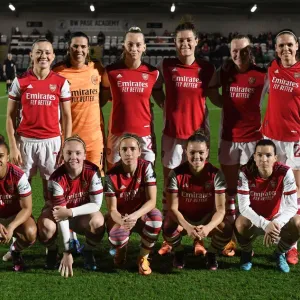 Unified Focus: Arsenal Women's Pre-Match Huddle Before FA Cup Quarterfinal vs. Coventry United Unified Focus: Arsenal Women's Pre-Match Huddle Before FA Cup Quarterfinal vs. Coventry United