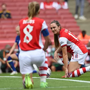 Unity and Protest: Arsenal Women vs. Chelsea Women Take a Knee at Emirates Stadium, 2021-22