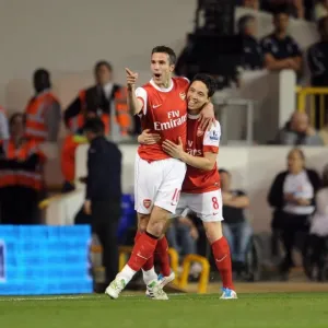 Unstoppable Arsenal Duo: Van Persie and Nasri's Comeback - Thrilling 3-3 Battle Against Tottenham