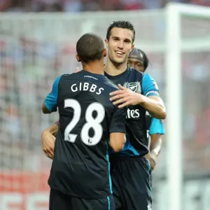 Van Persie and Gibbs Print, 2011-12 Pre-Season Friendly Van Persie and Gibbs Print, 2011-12 Pre-Season Friendly