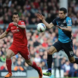 Van Persie vs Enrique: Intense Battle at Anfield (Liverpool v Arsenal, Premier League 2011-12)