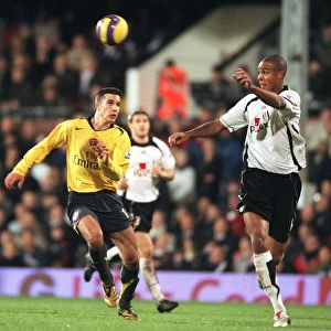 Van Persie vs. Knight: A Tight Battle at Craven Cottage - Arsenal's 2:1 Loss to Fulham