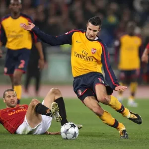 Van Persie vs. Tonetto: AS Roma Edges Past Arsenal in Penalty Shootout, UEFA Champions League 2009