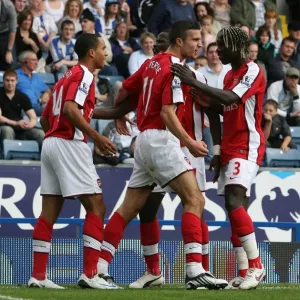 Van Persie's Epic Celebration: Arsenal's 4-0 Thrashing of Blackburn Rovers (Sept 2008) Van Persie's Epic Celebration: Arsenal's 4-0 Thrashing of Blackburn Rovers (Sept 2008)