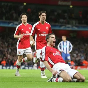 Print of Van Persie's Hat-Trick Goal Print of Van Persie's Hat-Trick Goal