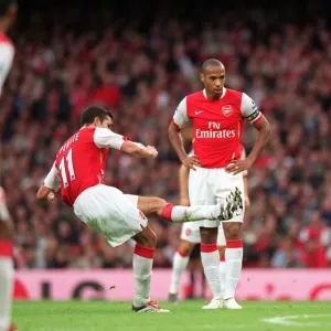 Van Persie's Stunning Free Kick: Arsenal 1-1 Everton, FA Premier League, Emirates Stadium, 2006 Van Persie's Stunning Free Kick: Arsenal 1-1 Everton, FA Premier League, Emirates Stadium, 2006