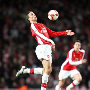 Van Persie's Thrilling 4-4 Stalemate: Arsenal vs. Tottenham, Barclays Premier League, Emirates Stadium (2008)