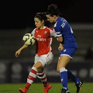 Vicky Losada (Arsenal) Jasmine Matthews (Bristol). Arsenal Ladies 2: 0 Bristol Academy