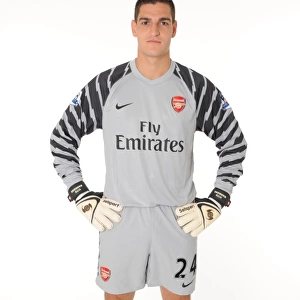 Vito Mannone (Arsenal). Arsenal 1st Team Photocall and Membersday. Emirates Stadium