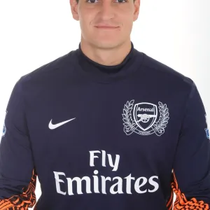 Vito Mannone (Arsenal). Arsenal Photocall, Emirates Stadium, Arsenal Football Club