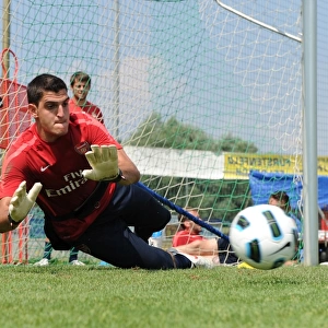 Vito Mannone (Arsenal). Arsenal Training Camp, Bad Waltersdorf, Austria, 23 / 7 / 2010