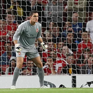 Vito Mannone: Arsenal's Hero in 2-0 UEFA Champions League Victory over Olympiacos at Emirates Stadium, 2009