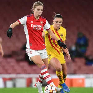 Vivianne Miedema in Action: Arsenal Women vs. FC Barcelona - UEFA Women's Champions League