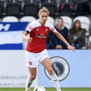 Vivianne Miedema in Action for Arsenal Women vs Birmingham Ladies, WSL (Women's Super League), 2018